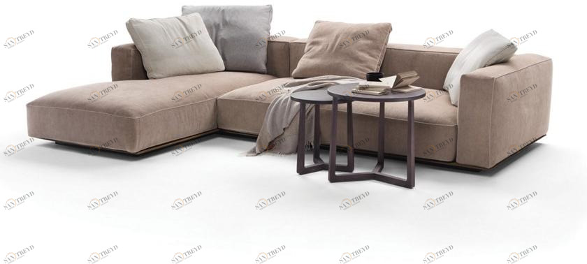 Flexform Модульный тканевый диван с шезлонгом Grandemare sun-id-1429926