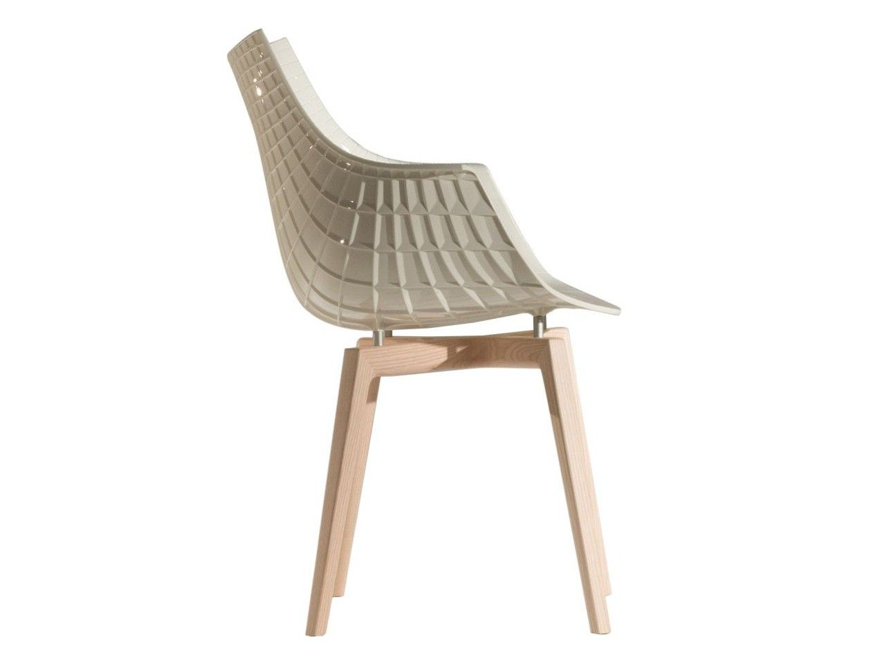 Стул из поликарбоната с основанием из ясеня Driade Meridiana ARCH-00106487 - Вид №2