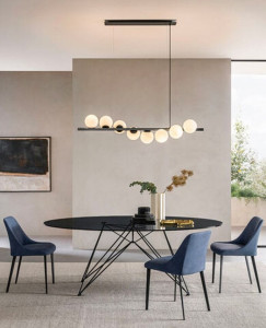 Окрашенный металлический подвесной светильник