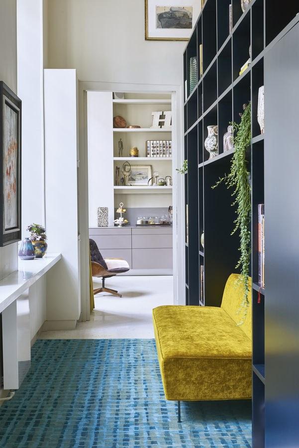 Toulemonde Bochart Однотонный прямоугольный коврик из ткани Access sun-id-1485453 - Вид №2