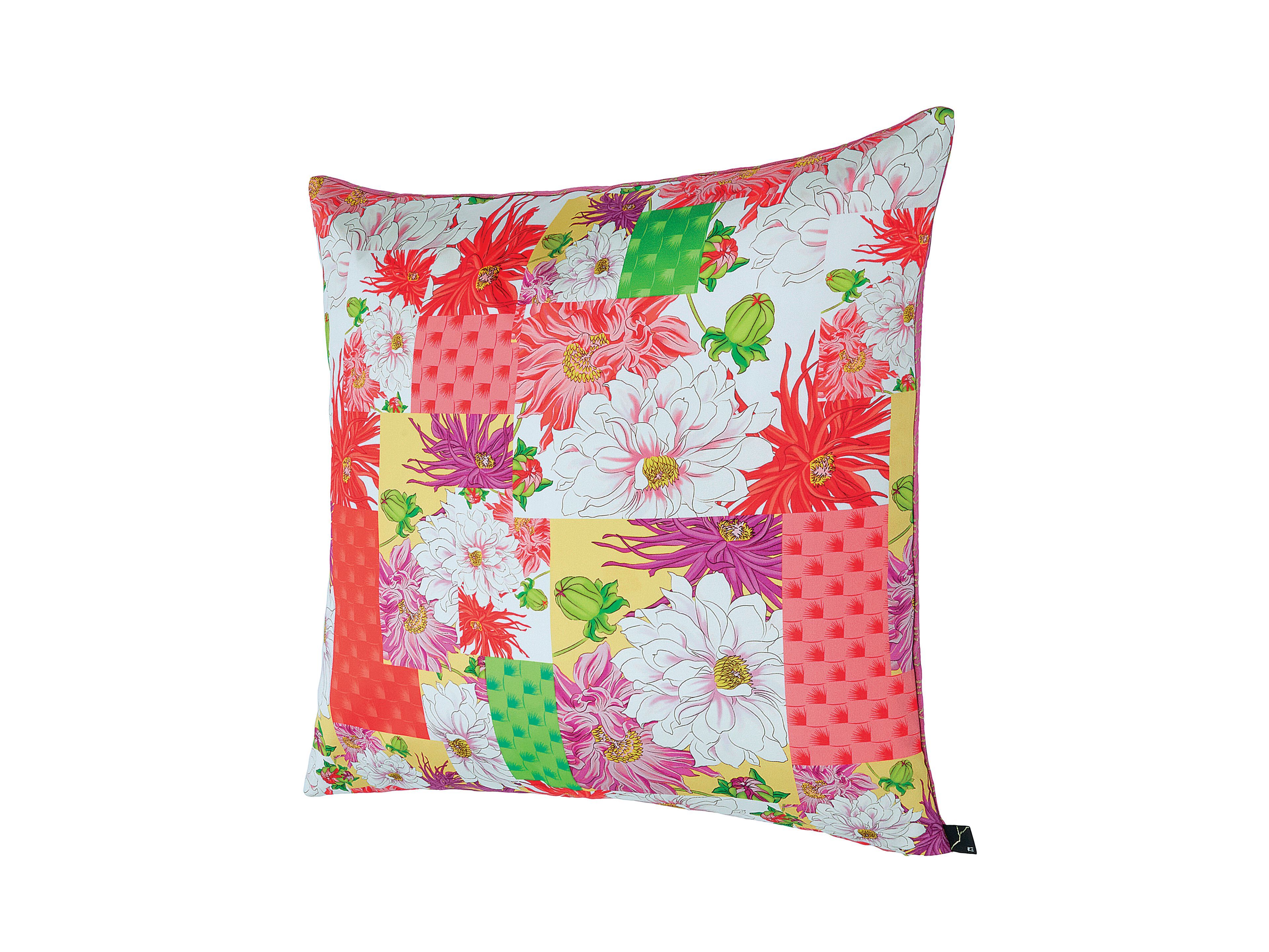 Квадратная подушка из ткани с цветочным рисунком K-3 Hana Pop ARCH-00088054