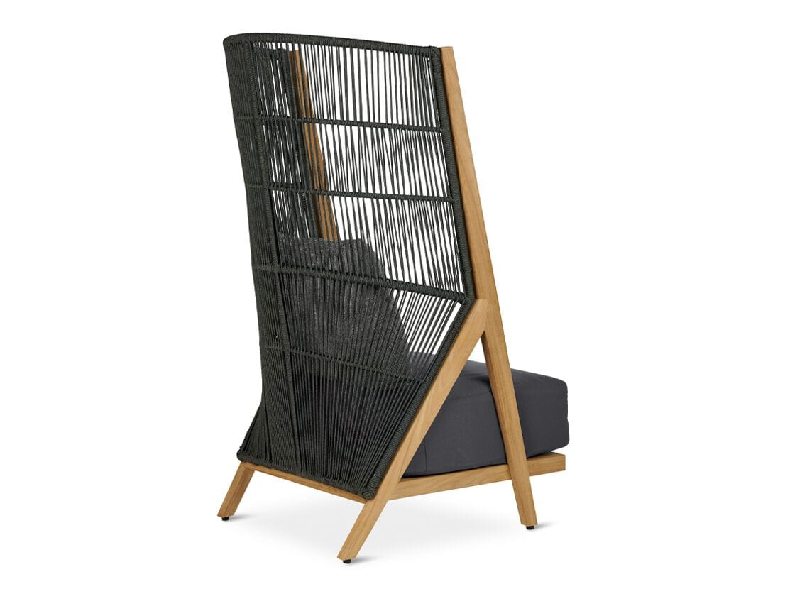 Мягкое садовое кресло из тикового дерева с высокой спинкой Walters Arbor ARCH-00109442 - Вид №3