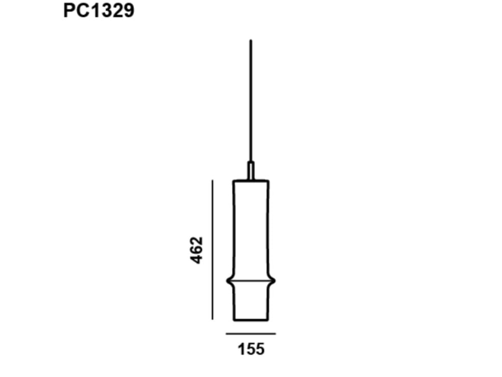 Опаловое стекло ручной работы светодиодный подвесной светильник BROKIS Бамбуковый лес ARCH-00149617 - Вид №39