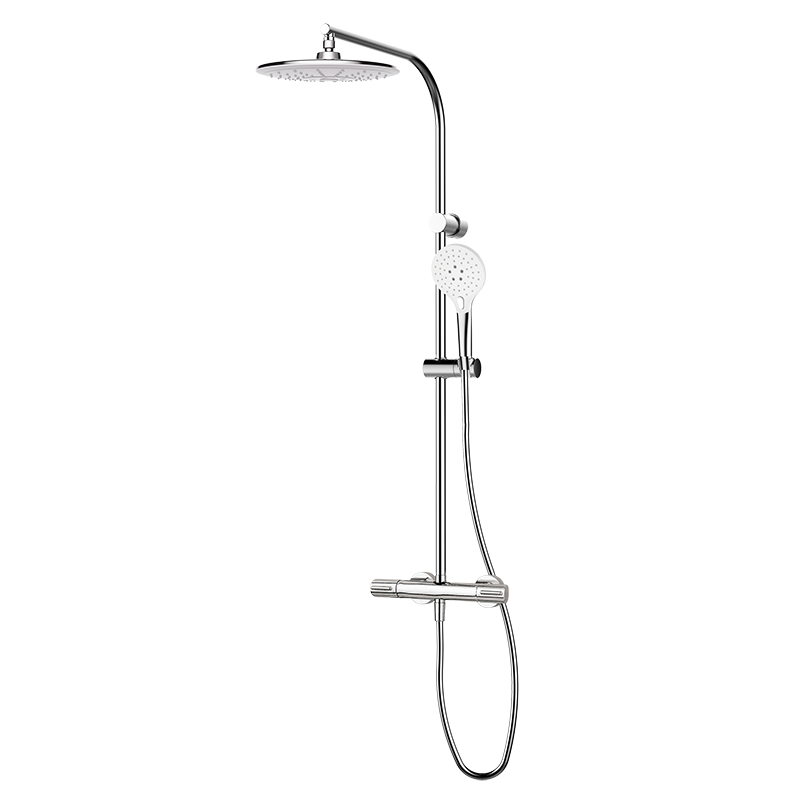 44435440 PREMIUM GRB Сухой душ термостатический с колонкой Хром GRB MIXERS 