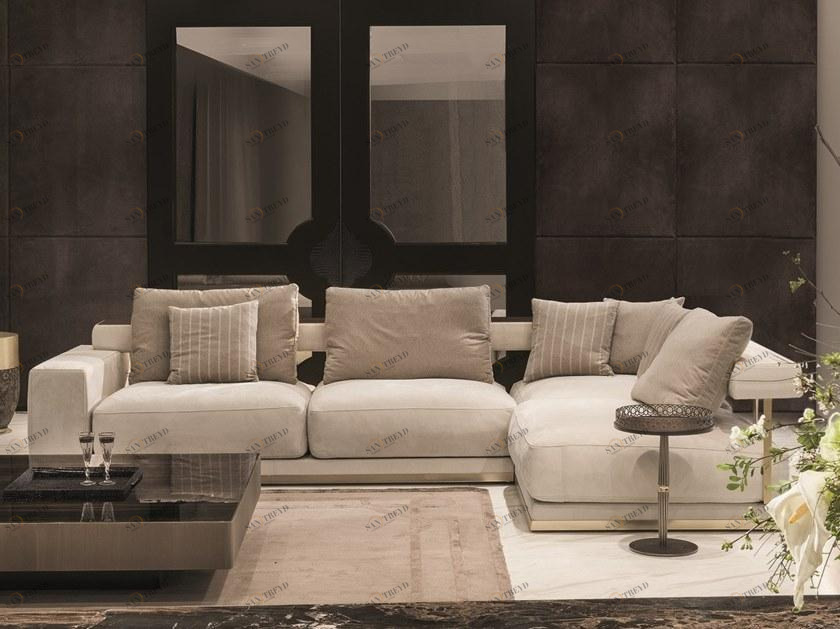 Longhi Секционный кожаный диван Loveluxe 2015 – regency collection W 597