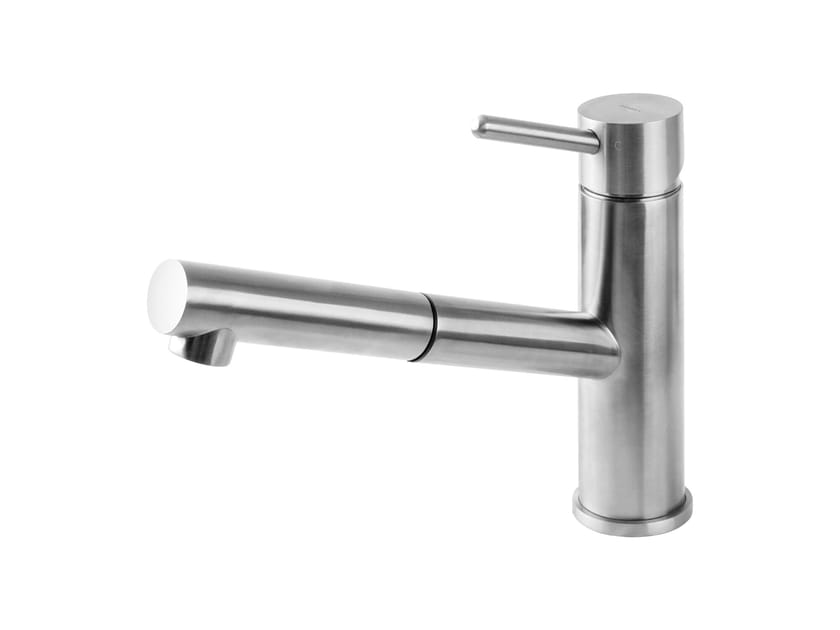 Смеситель для кухни из нержавеющей стали с поворотным изливом OMNIRES Y ARCH-00095997