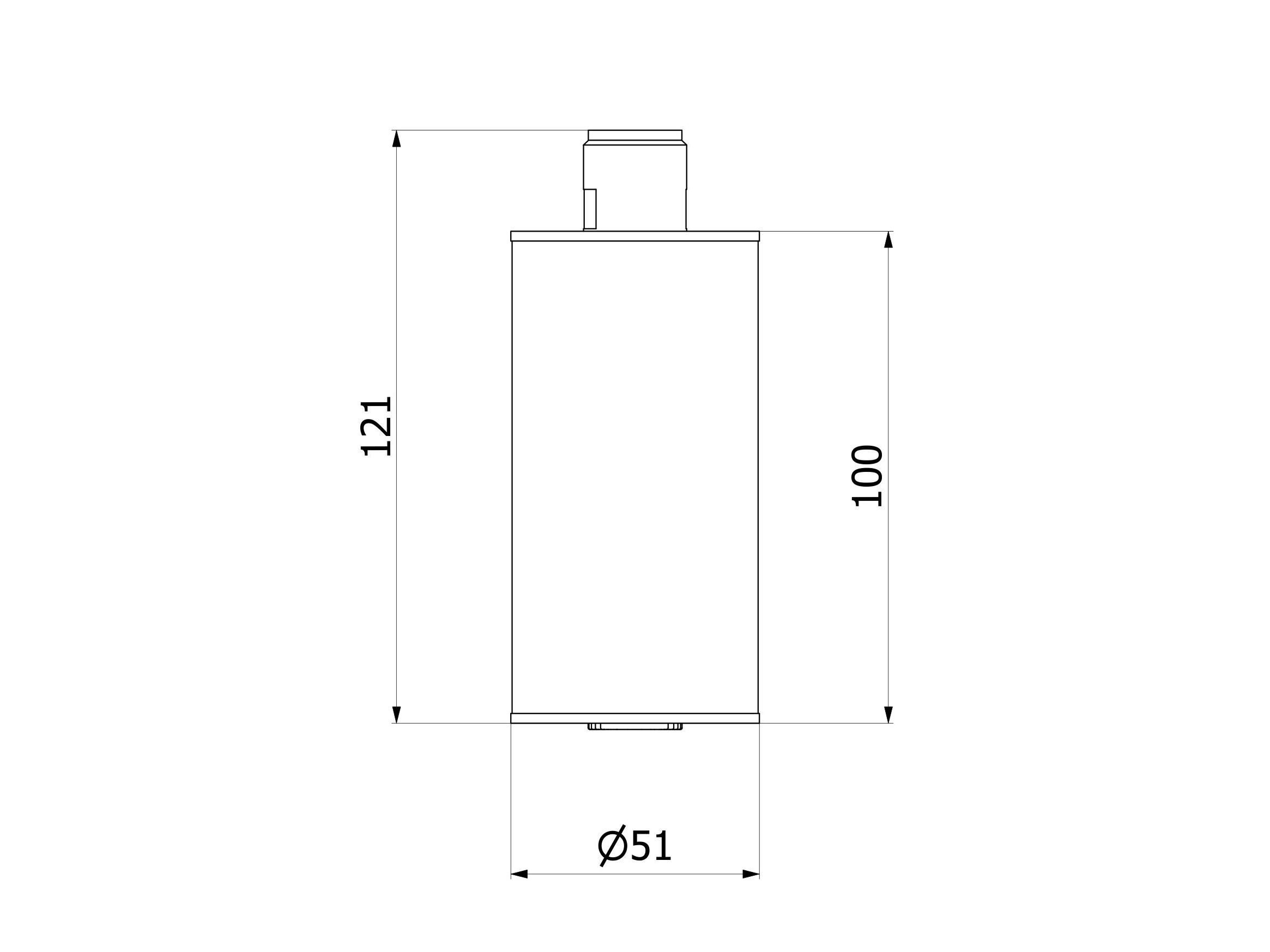 Круглая душевая головка из нержавеющей стали IB насадки для душа Program 316 ARCH-00077445 - Вид №1