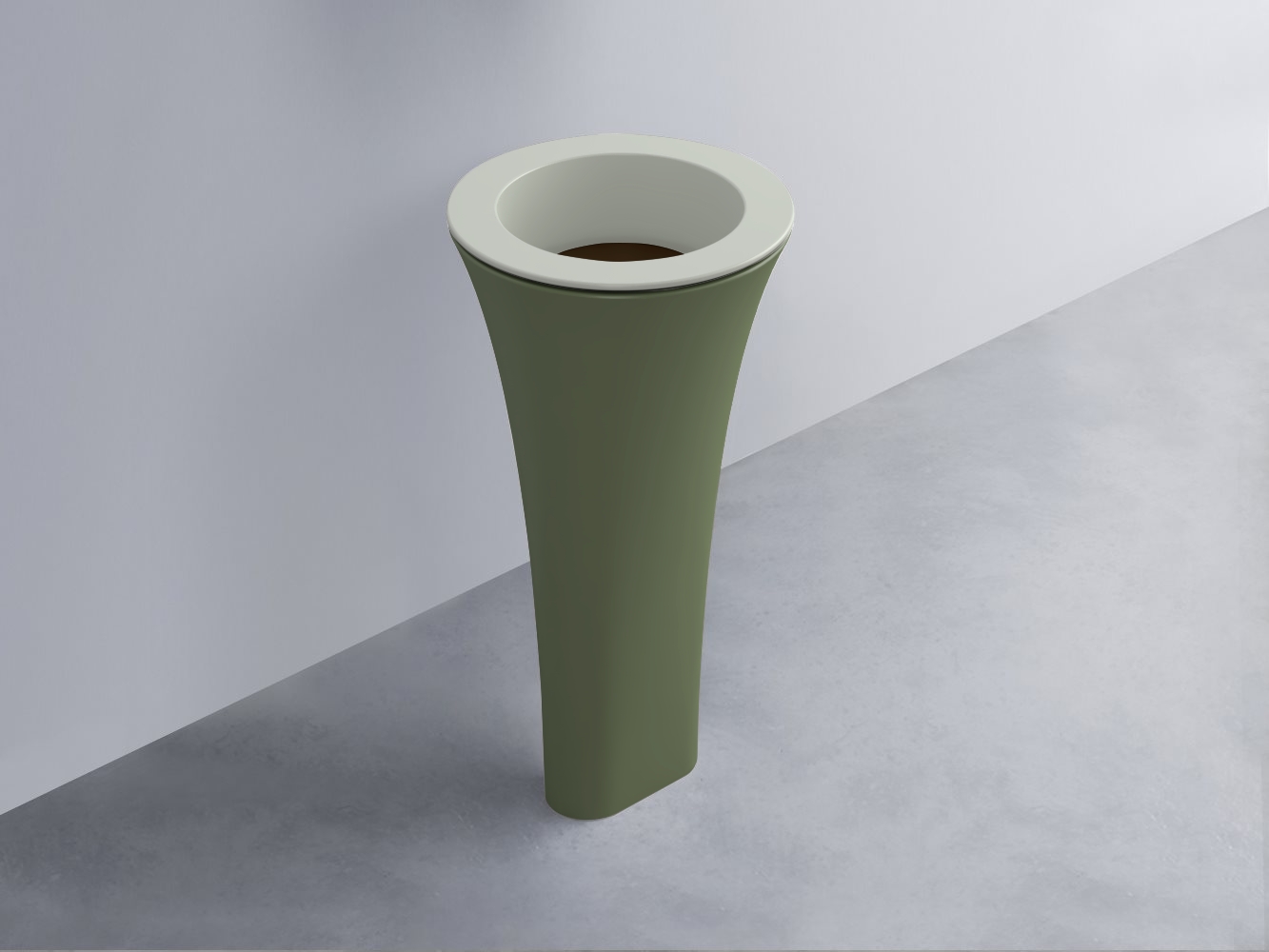 AMLA45-PM+AMPILT-CA+AMCOLT-AG Раковина Amedeo Tondo отдельностоящая cielo Enjoy + Amedeo Ceramica Cielo