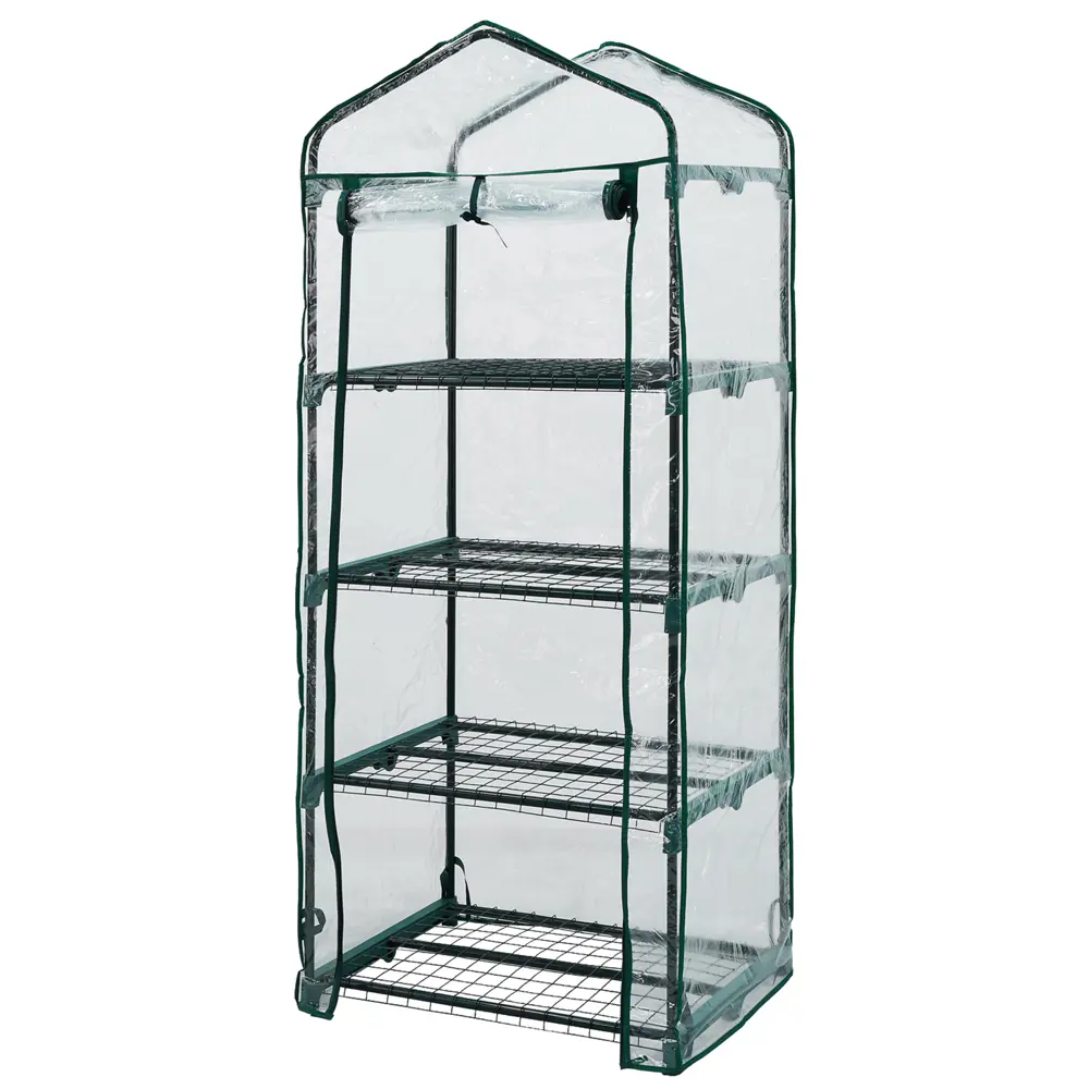 Балконная теплица Маргарита пластик/металл 700x80 мм цвет зеленый Santreyd STLM-2152238