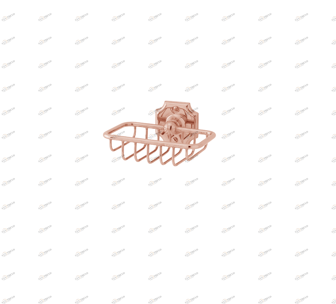 Gentry Home Держатель стакана с кристаллами Regent Розовое золото GH102005