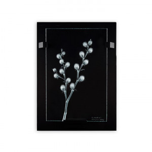 63079 Панно "Ива", чёрно-белое, 450/620 мм Maleras