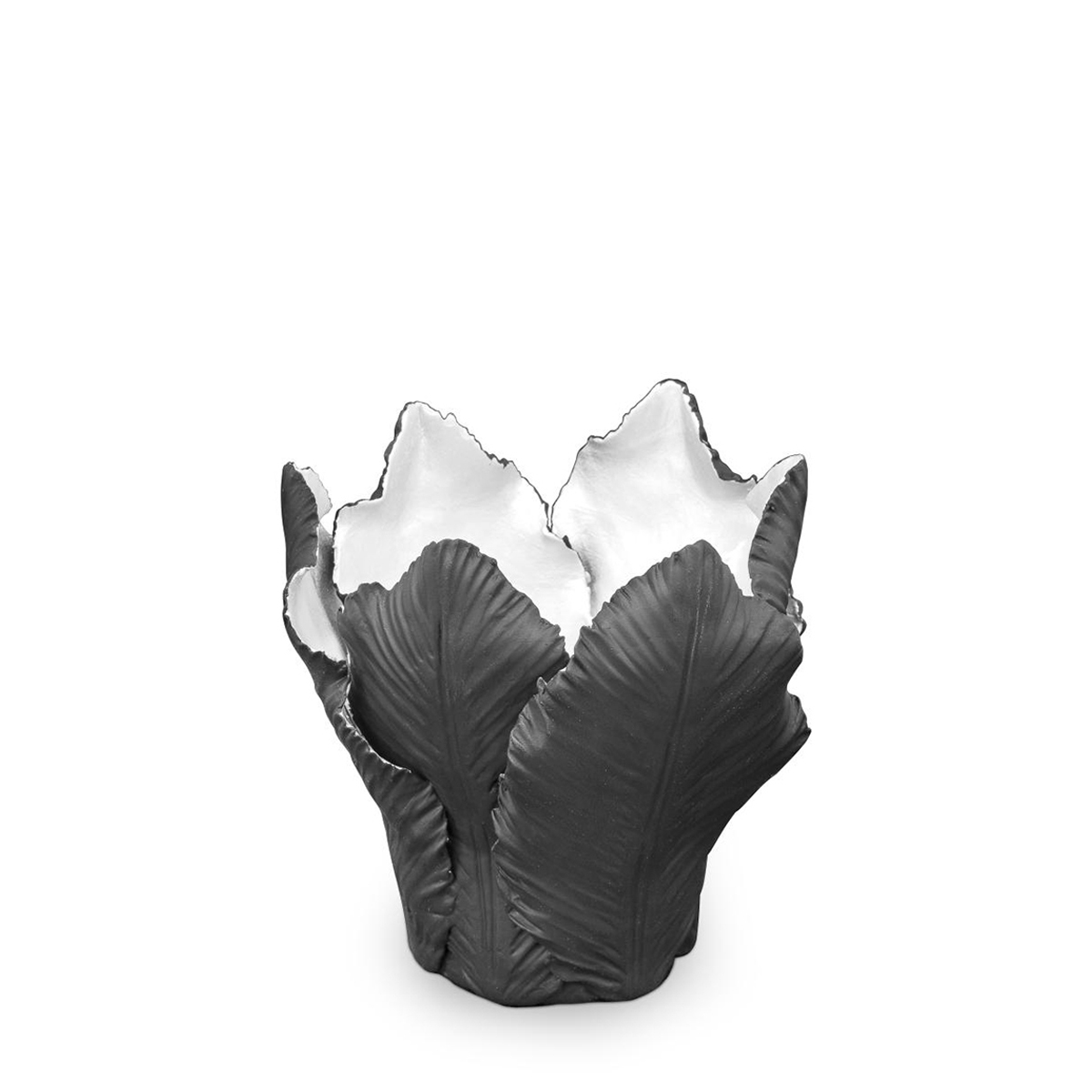 300049,19 ABHIKA ПОДСВЕЧНИК ТЮЛЬПАН WHITE/SILVER 300049.19 - Вид №2