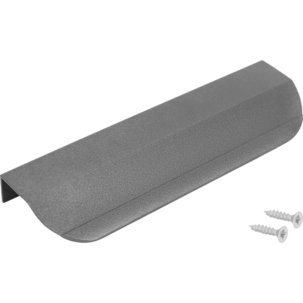 Мебельная ручка-профиль графит 156 мм Jet STLM-2115850 - Вид №5