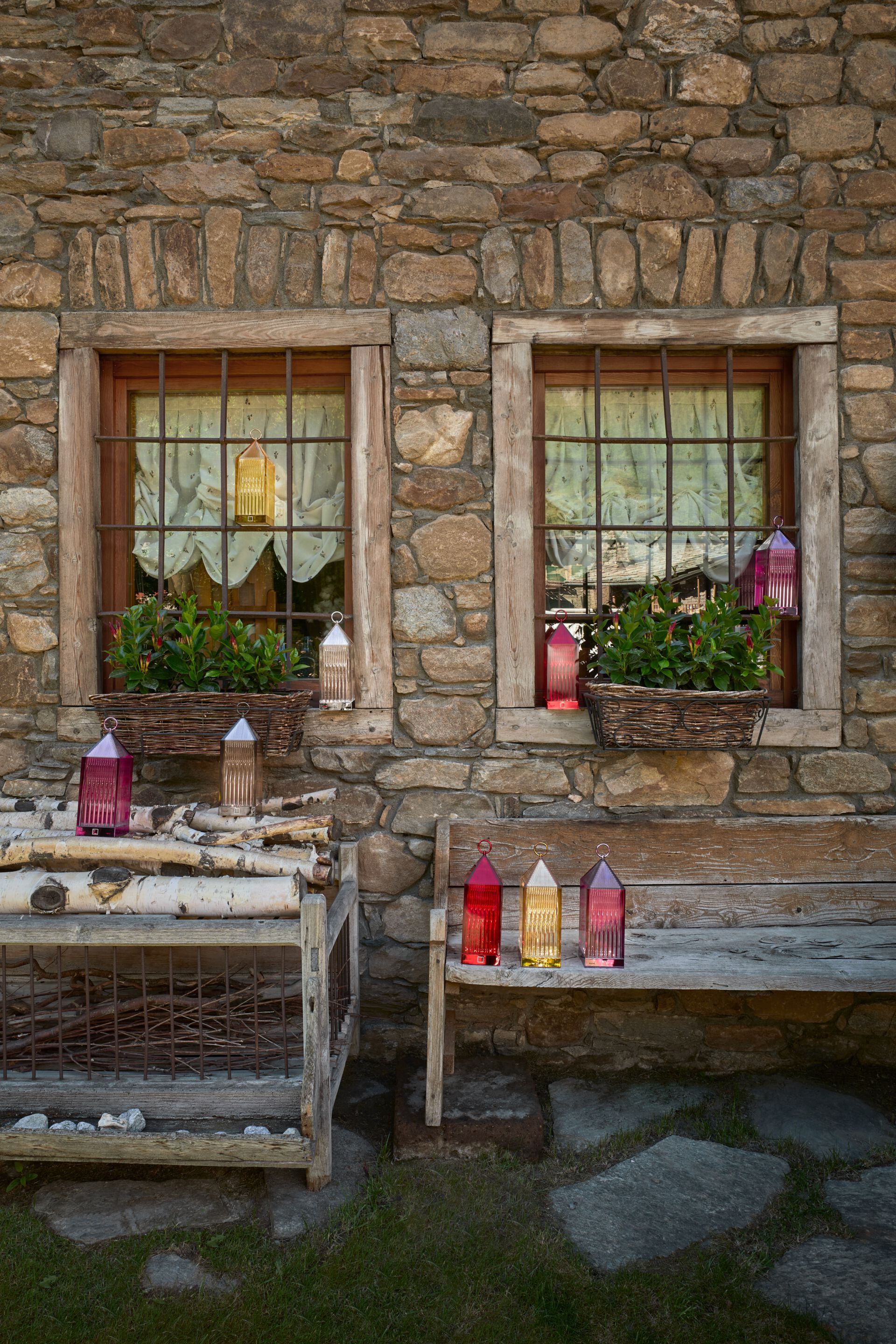 ПММА затемнения открытый настольная лампа Kartell LANTERN ARCH-00130854 - Вид №17