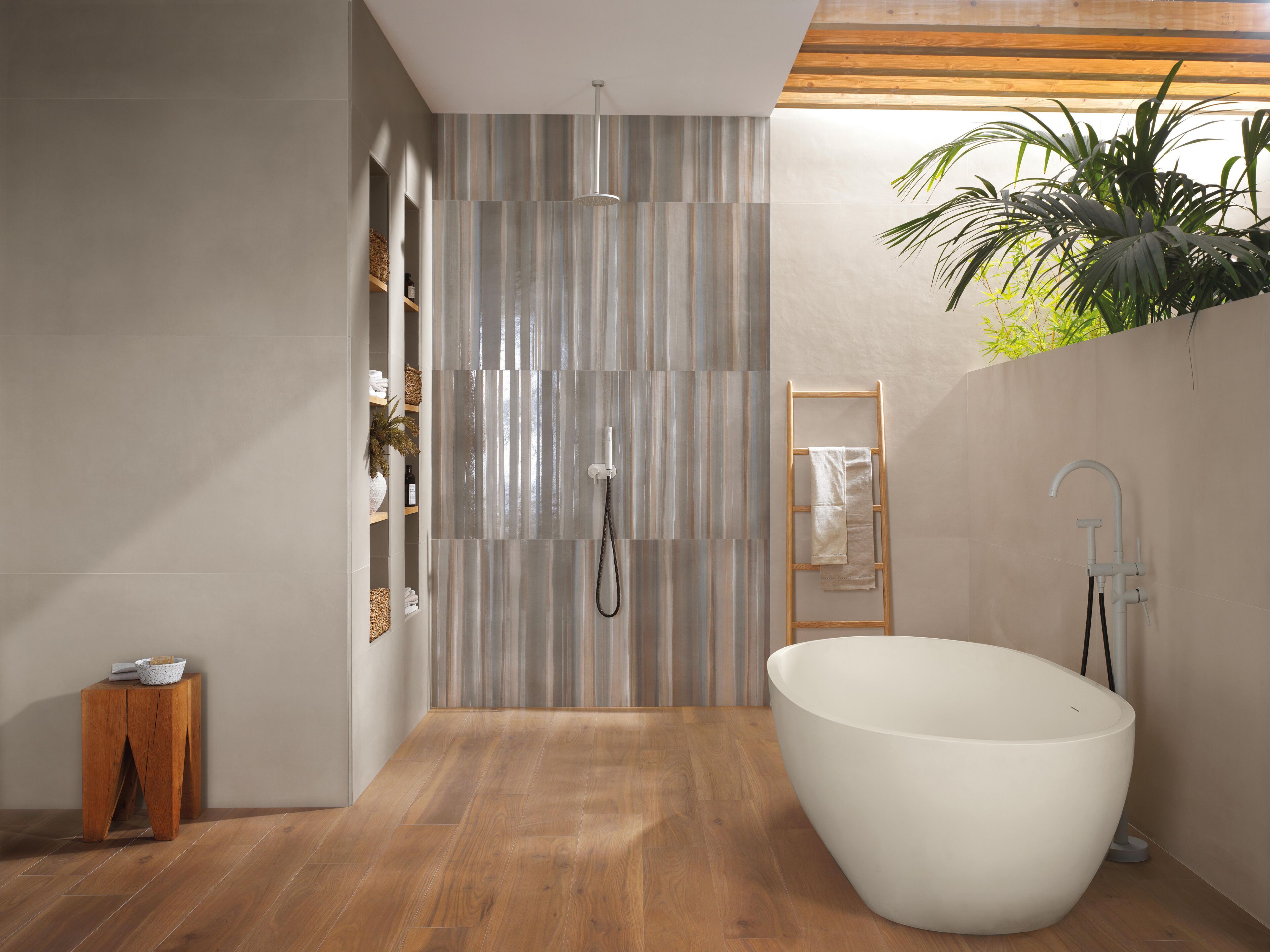 Белая паста с эффектом цемента и декоративная коробка FAP ceramiche Color &gt ARCH-00082087 - Вид №14