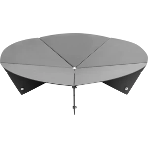 Костровая чаша ø36 h18 см металл серый