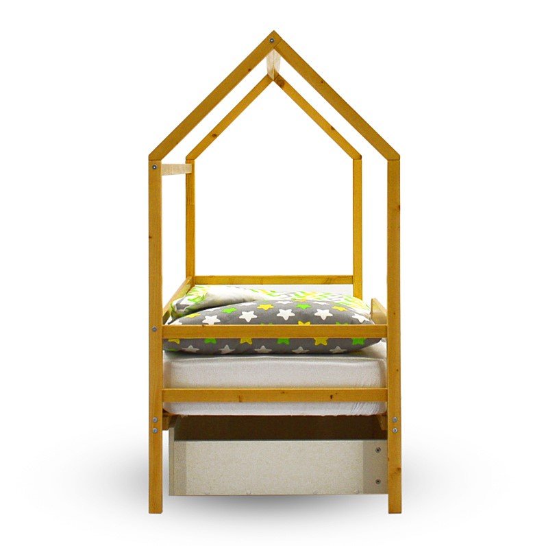 Кровать-домик детская деревянная Svogen БЕЛЬМАРКО  00-3833064 Бежевый Santreyd  - Вид №5