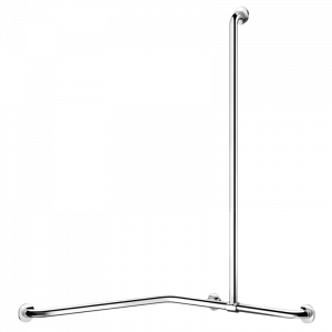 5481P Угловая ручка для душа, полированная нержавеющая сталь DELABIE