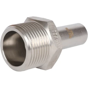 Муфта переходная Rommer 1"x18 мм НПр-НР нержавеющая сталь