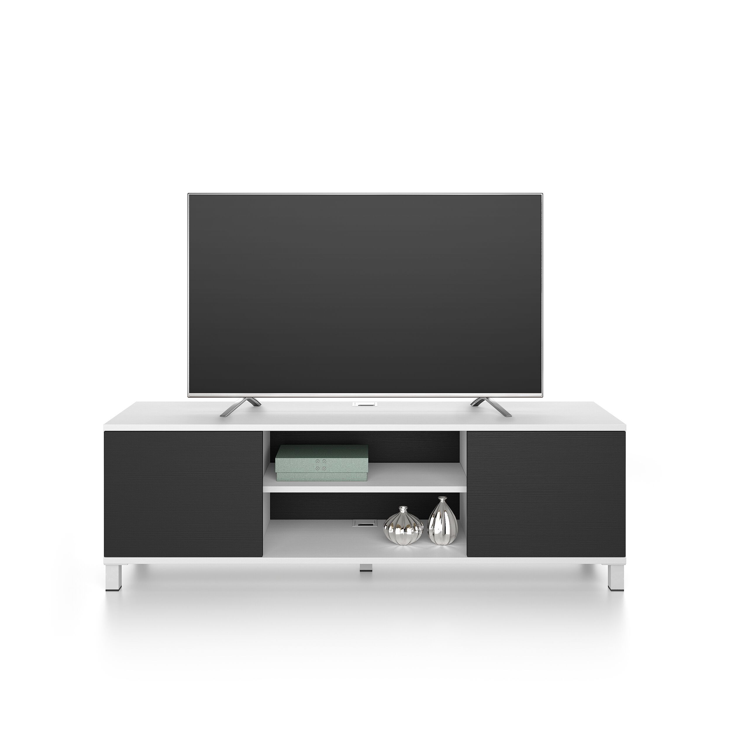 Мебель для телевизора из меламиновой ткани с системой кабельных втулок и распашными дверцами Mobili Fiver Rachele ARCH-00106865 - Вид №28