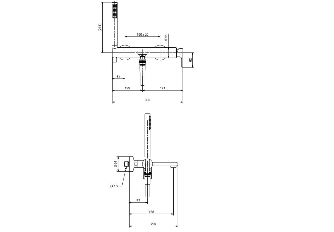Наружная настенная ванна Gaia Mobili Complements ARCH-00125506 - Вид №2