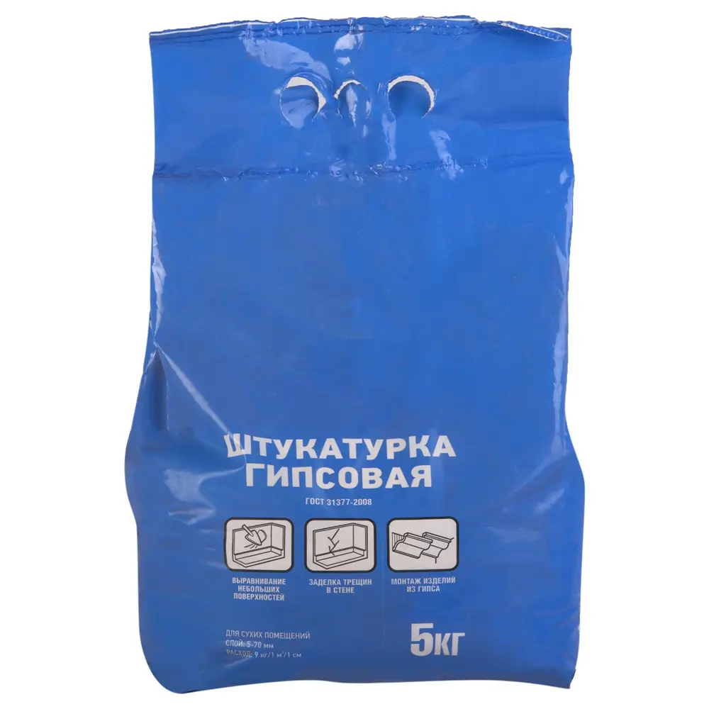 Штукатурка гипсовая, 5 кг 17346374 STLM-2084849 Santreyd 