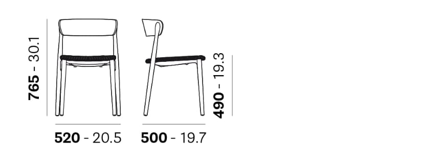Деревянный стул Pedrali Nemea ARCH-00041821 - Вид №4