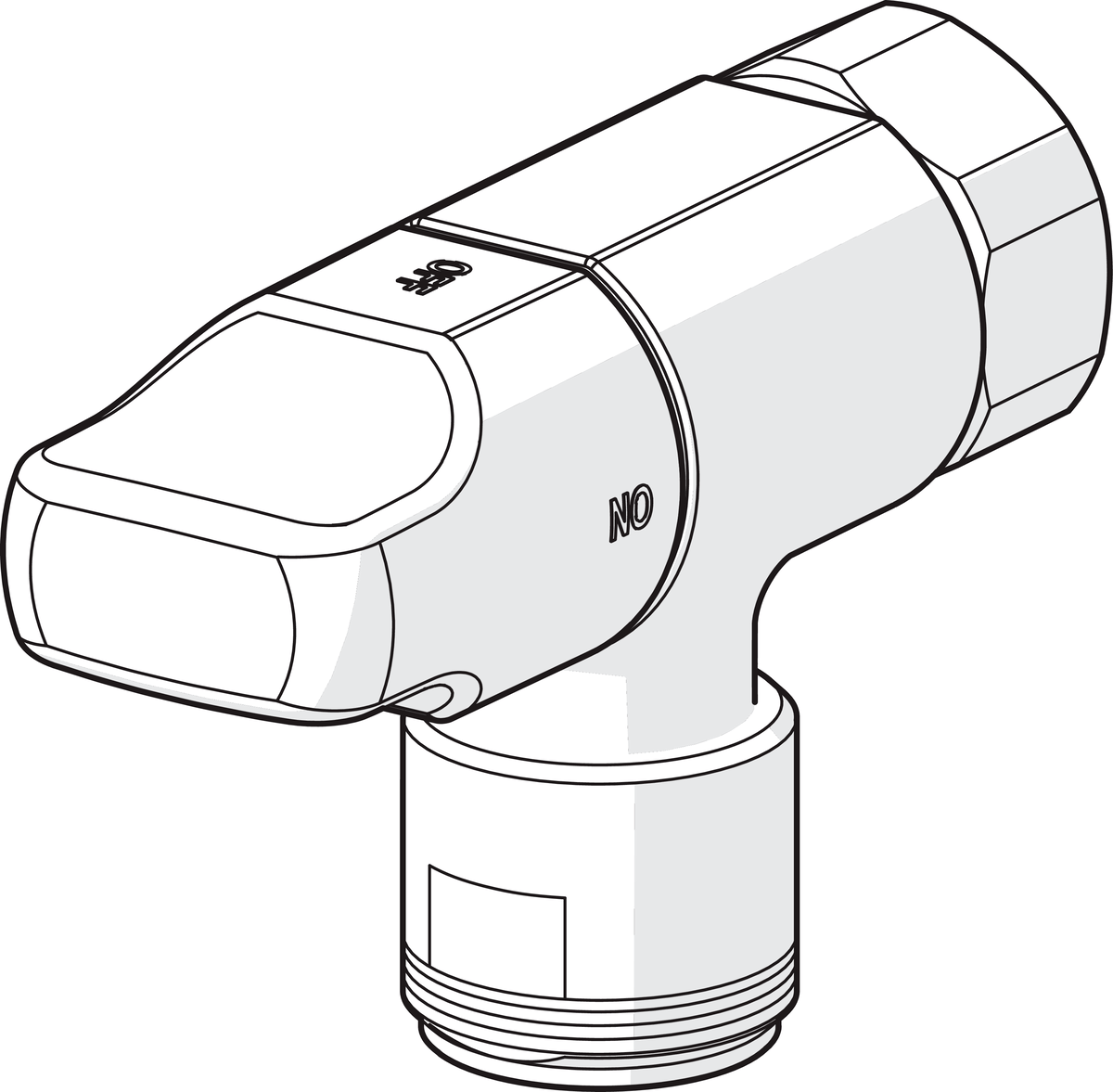 Oras 105007 Клапан стиральной машины 105007  Хром  - Вид №1