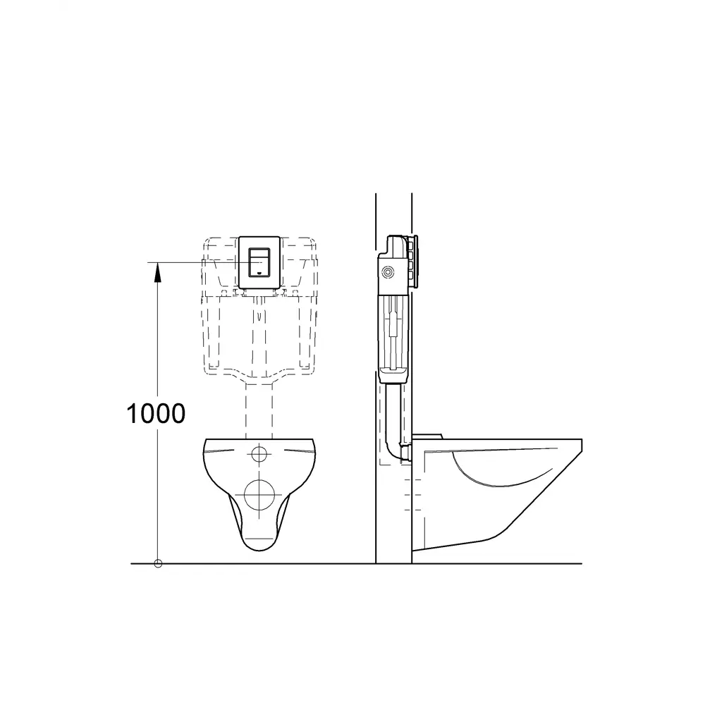 Кнопка двойного слива Grohe Skatecosmo цвет хром Skate Cosmopolitan STLM-2033751 - Вид №16
