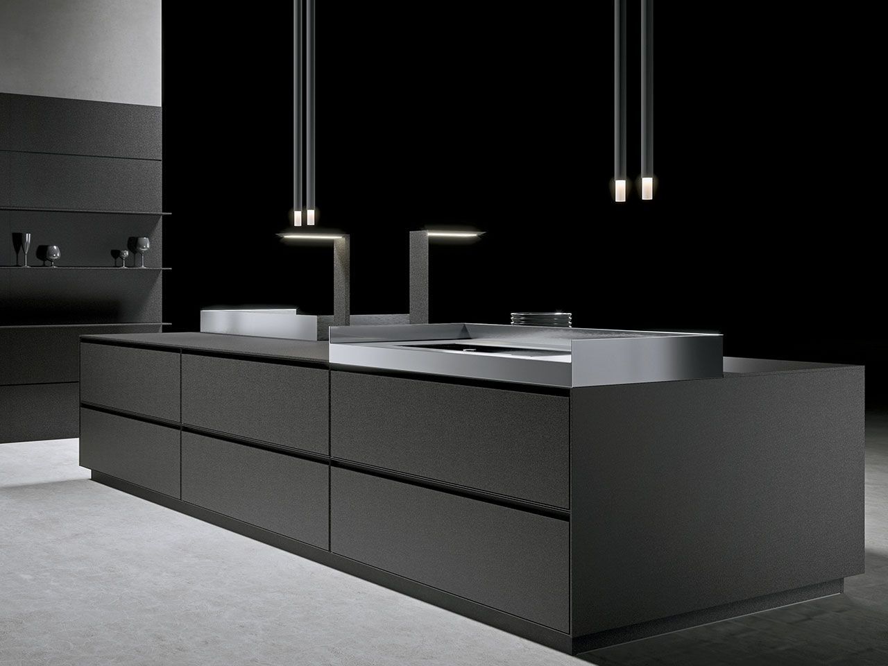 Встроенная кухня с островом Arrital AkB_08 ARCH-00140919 - Вид №3