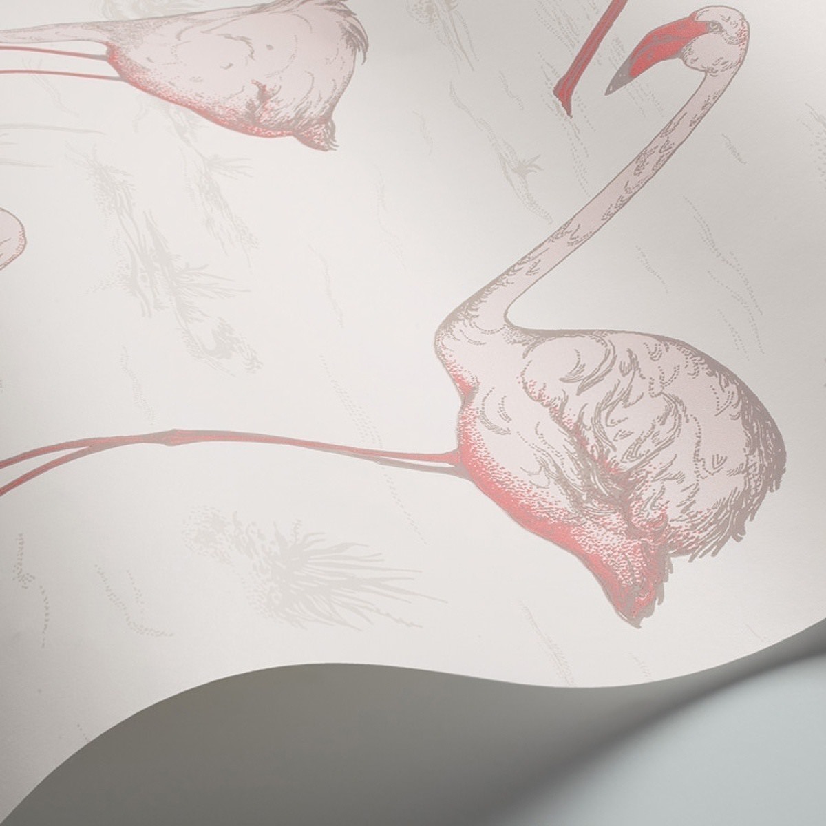 Traditional bathrooms Мотив обоев Фламинго Flamingos - Cole & Son  - Вид №6