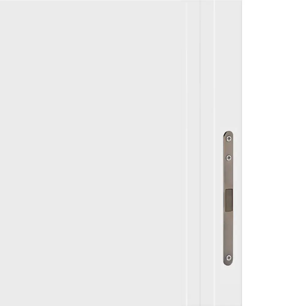 Дверь межкомнатная глухая обратного открывания с замком комплекте Invisible 90x230 см правая цвет белый VELLDORIS STLM-2169820 - Вид №3