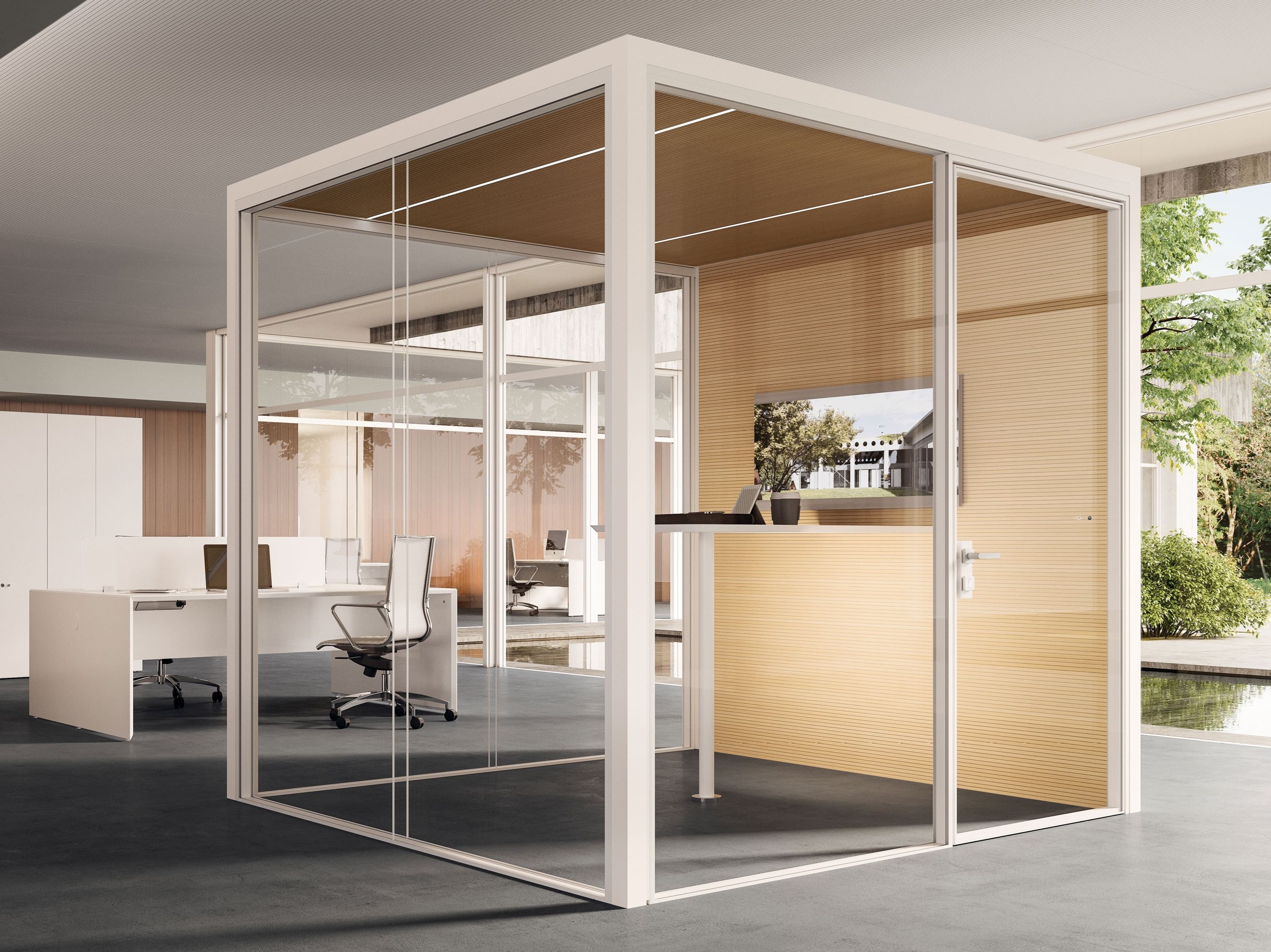 Мультимедийная акустическая офисная кабина FANTONI акустическая комната ARCH-00094250
