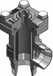Danfoss FIA SS — корпус фильтра из нержавеющей стали FIA SS 40 D STR Корпус фильтра 148B5667  - Вид №9