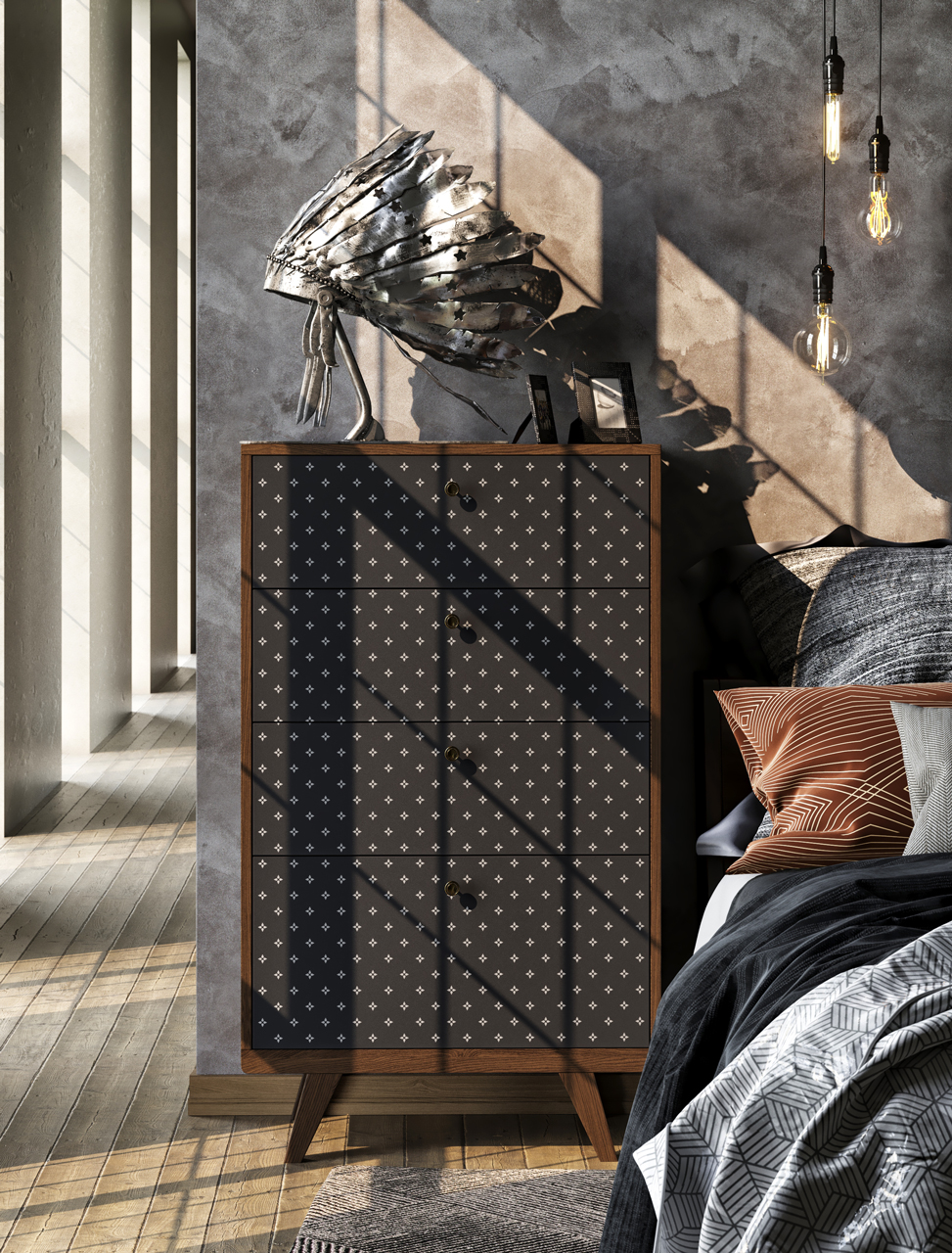 IDC006001052 The IDEA Высокий комод THIMON  - Вид №2