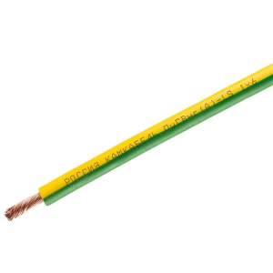 Провод Камкабель ПуГВнг(А)-LS 1x6 цвет зелено-желтый 200 м на отрез