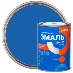 Эмаль ПФ-115 Carbon глянцевая цвет синий 0.8 кг 82739754 STLM-2158458