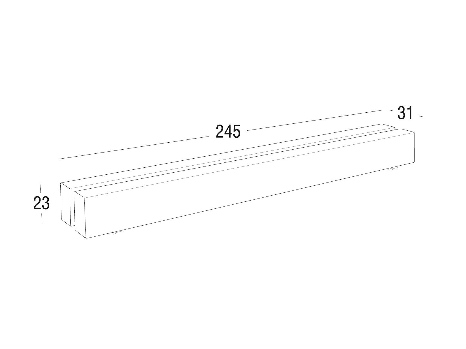 Садовая скамейка в ироко Roberti KEY WEST ARCH-00004073 - Вид №3