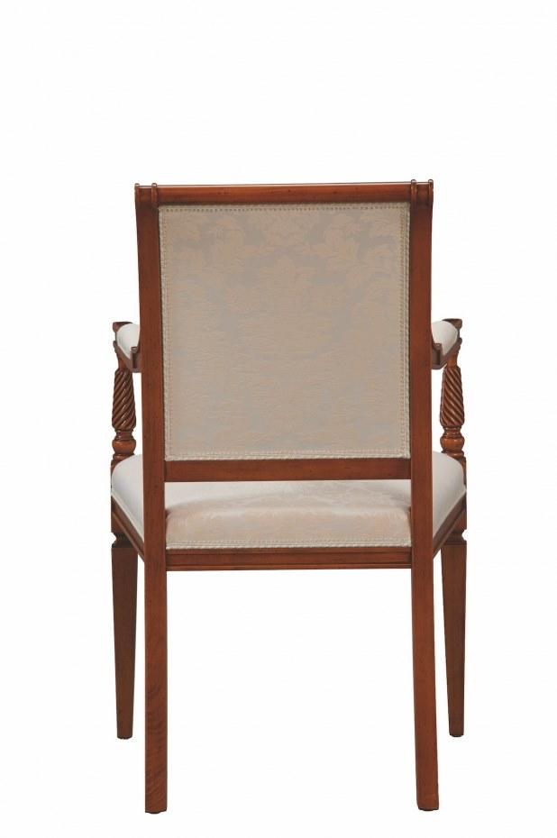 SELVA Стул из бука с подлокотниками Villa borghese 1371 - Вид №2