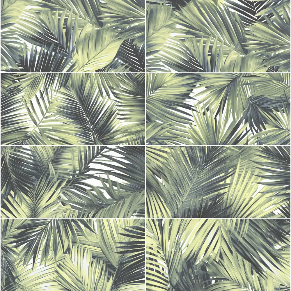 Santreyd Mersey Tropic - Настенная керамическая плитка зелёного цвета 20×40 см 89364566 STLM-0943942 - Вид №2