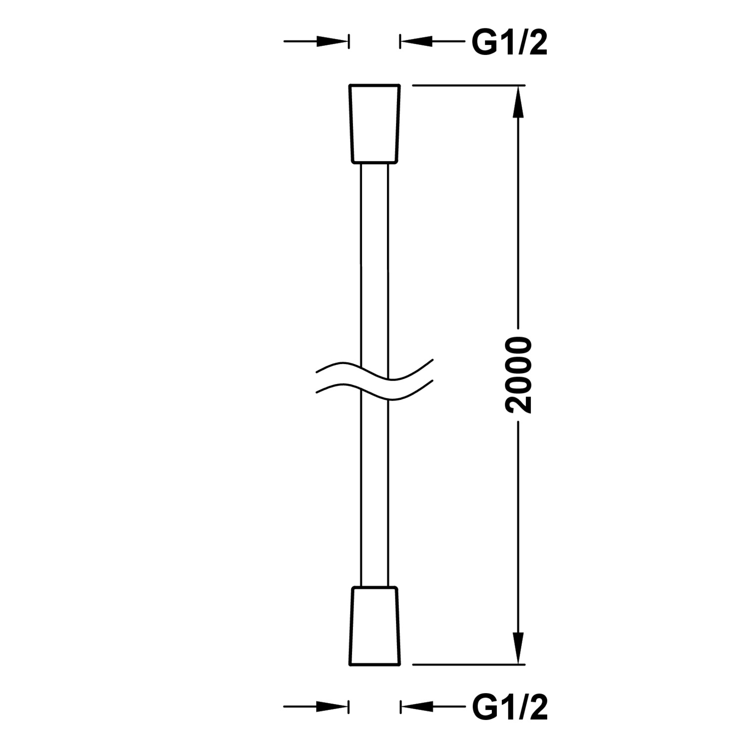 Атласный шланг-913460920 TRES RICAMBI - Вид №1
