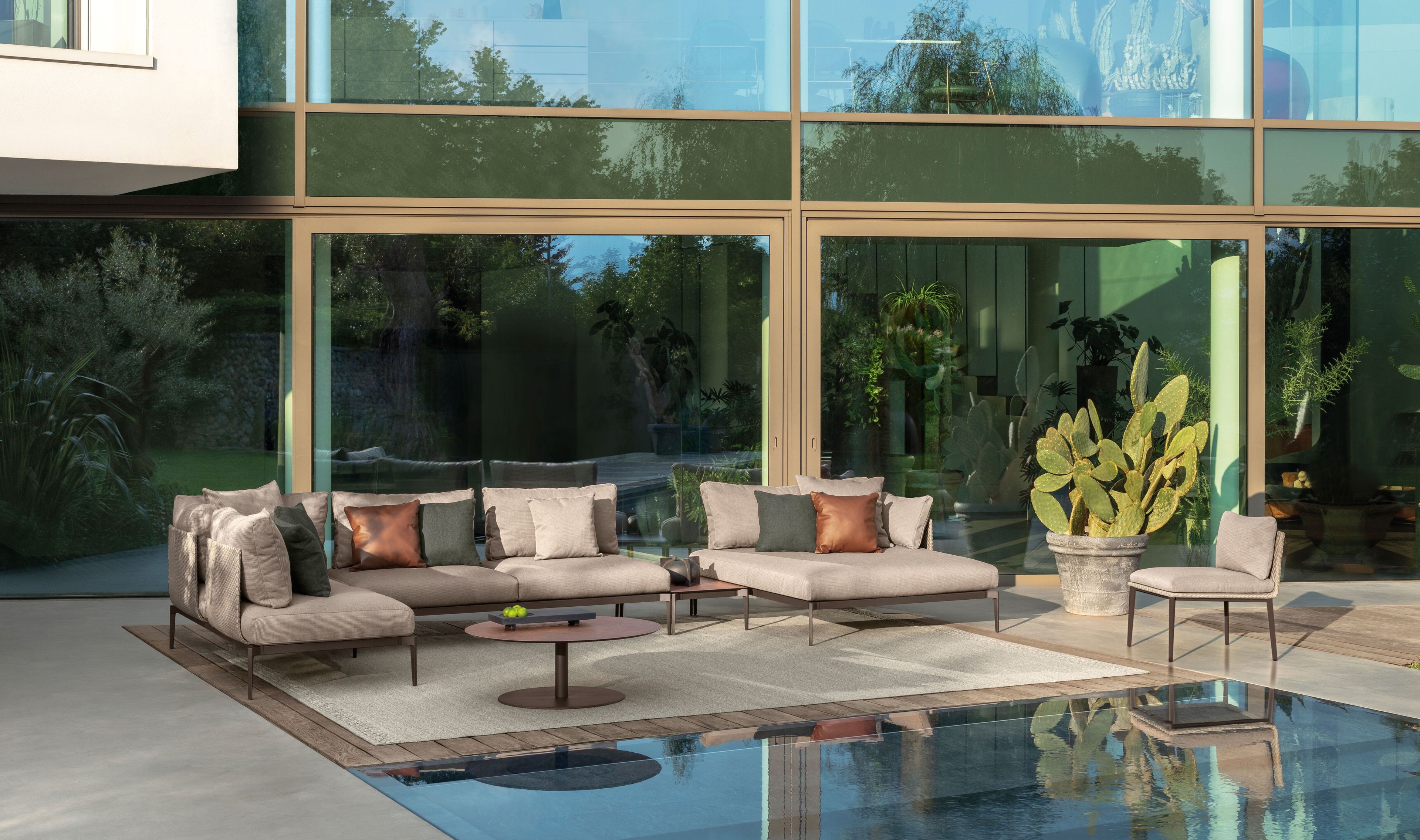 Круглый садовый столик Talenti Leaf ARCH-00014327 - Вид №2