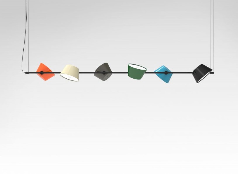 030453 Линейный подвес 6 разноцветный Marset Tam Tam  - Вид №1