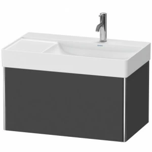 XS406204949 XSquare Тумбочка подвесная Графит матовый, декор