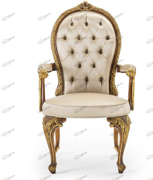 OAK Стул с мягкой обивкой и подлокотниками Galleria sun-id-1393346