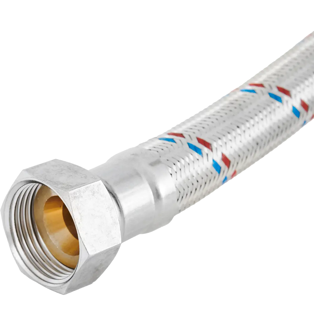 Гибкая подводка для воды ДТРД 1" гайка - гайка 100 см STLM-2145477 - Вид №3