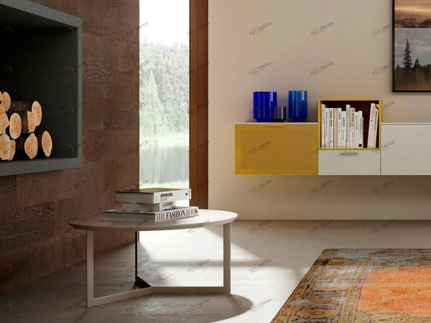 IDEAS Group Круглый журнальный столик из стали sun-id-1386585