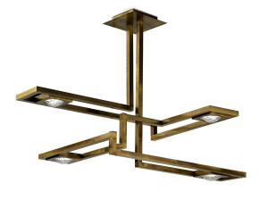 Латунный светодиодный подвесной светильник