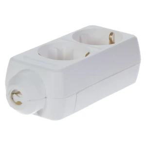 Колодка ЗАЩИТА ПРО с заземлением для подключения 2 устройств 18832024