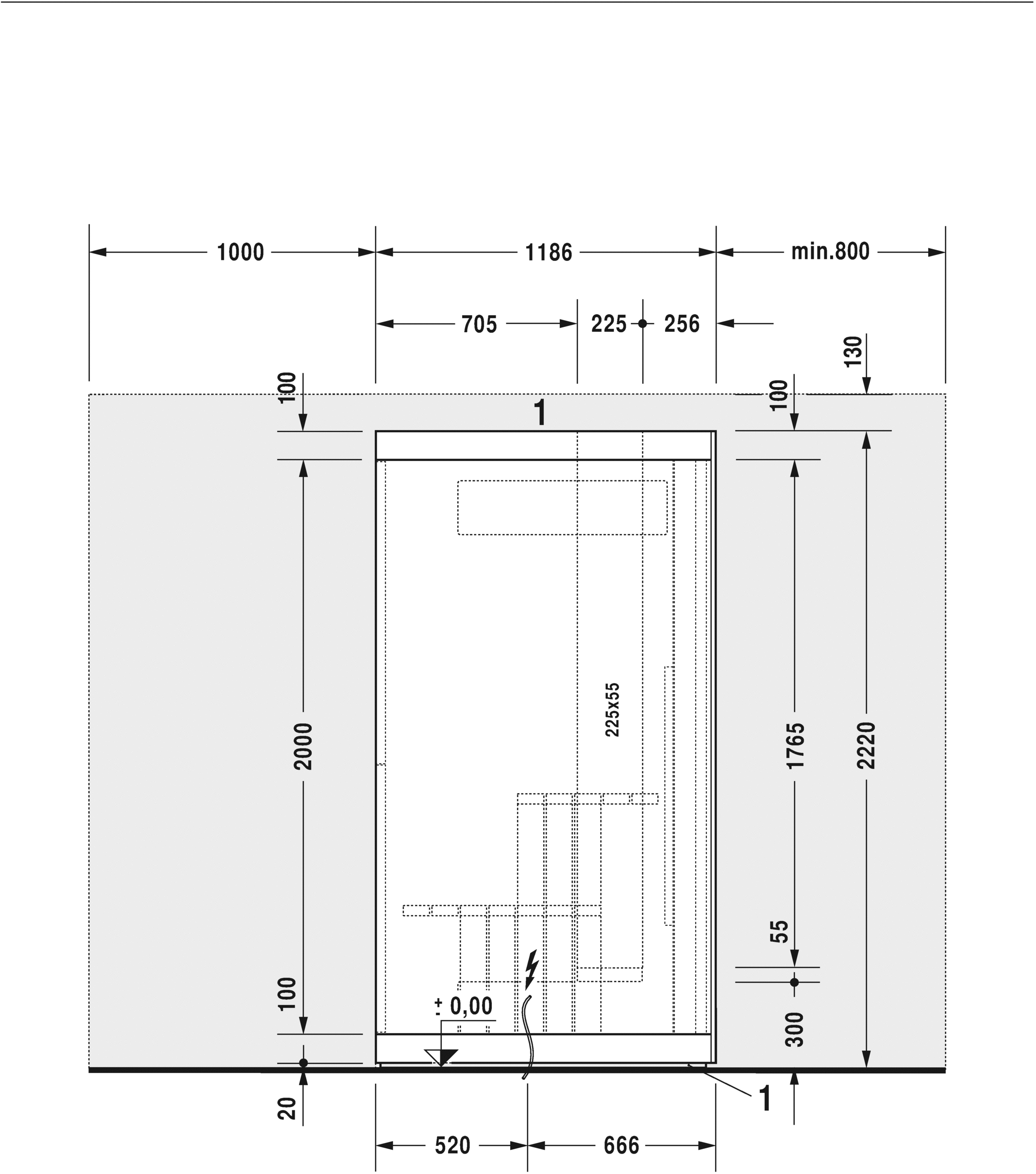 750222002011000 Сауна Inipi, отдельно стоящая Inipi #7502 2350 x 1186 x 2220 мм
Исполнение: белый глянцевый (декор) Белый глянцевый декор Duravit  - Вид №5